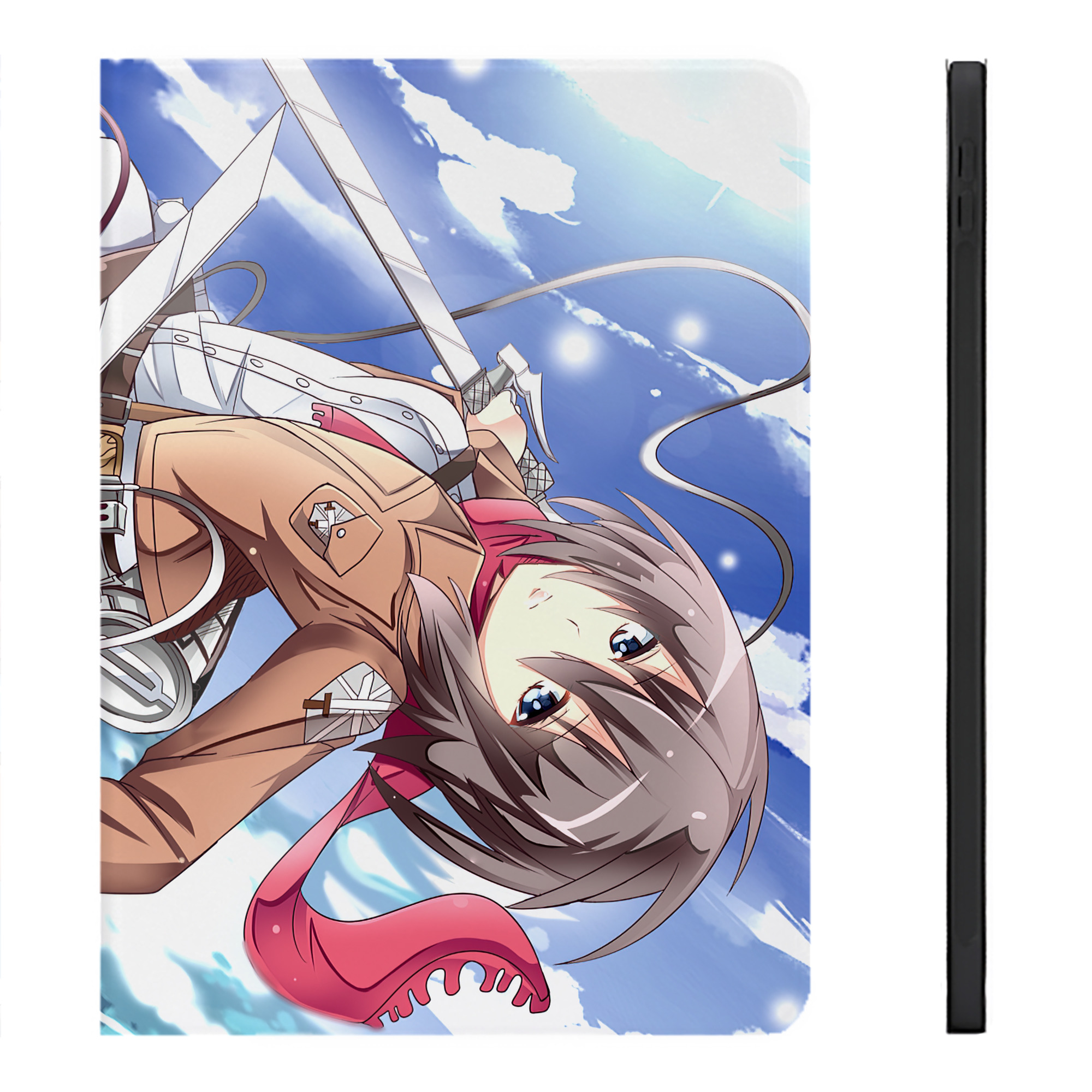 （画像用） 進撃の巨人 Attack on Titan IPadケース ペンホルダー付き ブックスタイルデザイン